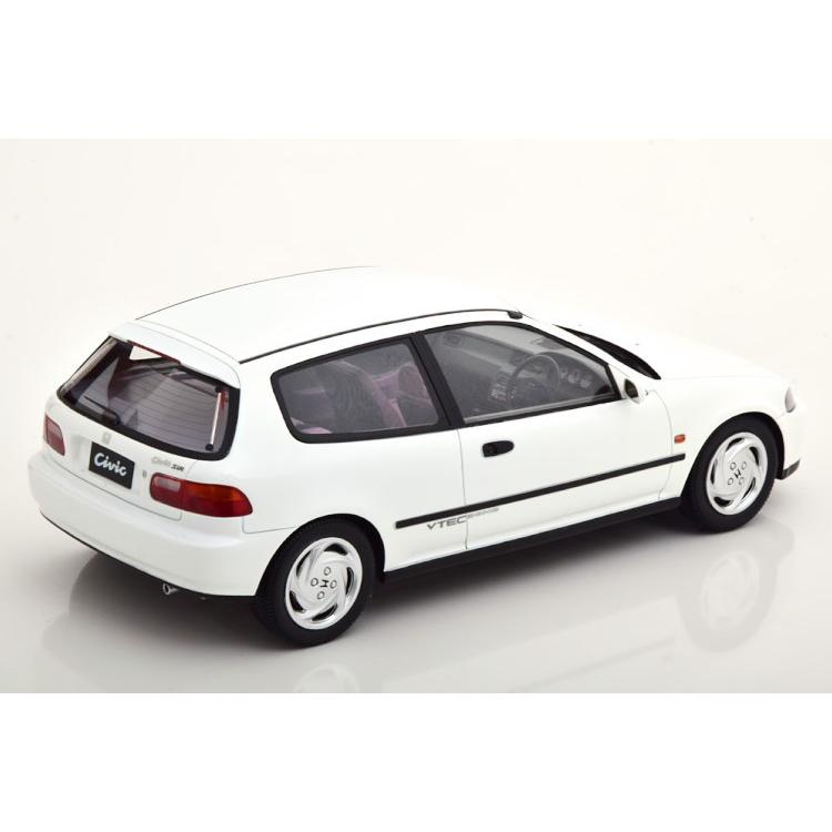 Tarmac Works 1:18 Honda Civic EG6 Spoon Group A racing white