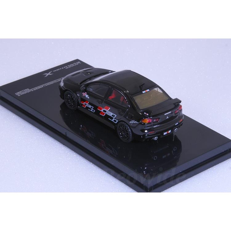 TARMAC 1/64 三菱 ランサーエボリューション X ラリーアート ブラック