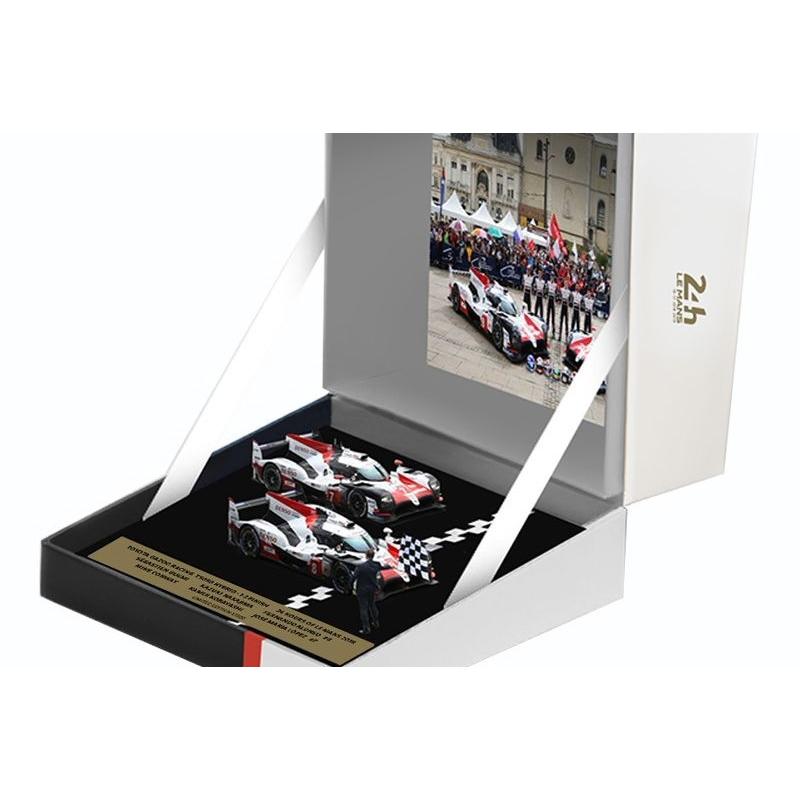 トヨタ ガズーレーシング ル・マン優勝記念 スパーク 1/43 TS050 ハイブリッド 8号車 / 7号車 2台セット