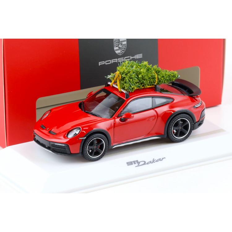 スパーク 1/43 ポルシェ 911 (992) ダカール クーペ クリスマス スパーク 1/43 ポルシェ 911 (992) ダカール クーペ クリスマス