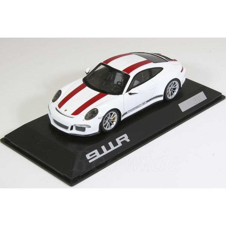 ミニチャンプス 1/43 ポルシェ 911 ( 991 ) R / ホワイト ミニチャンプス 1/43 ポルシェ 911 ( 991 ) R / ホワイト