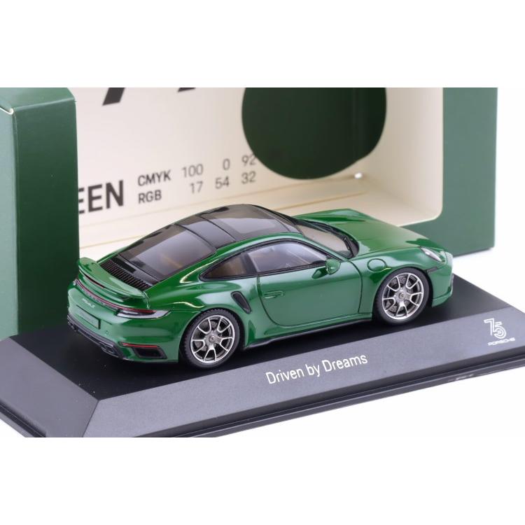 送料無料特別価格 スパーク 1/43 ポルシェ 911 992 ターボ S クーペ アイリッシュグリーン