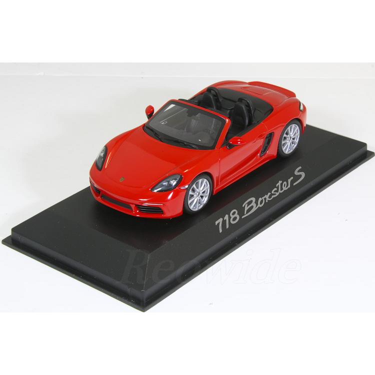 ミニチャンプス 特注 1/43 ポルシェ 718 ボクスター S 982 レッド
