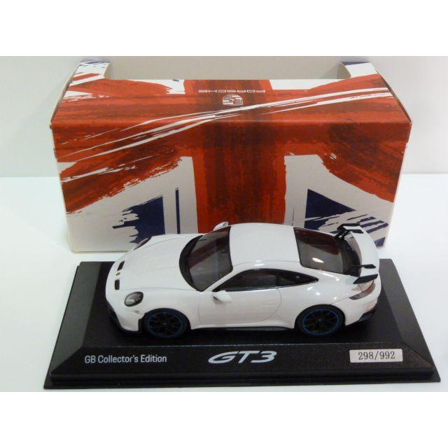 UKディーラー限定 ミニチャンプス 1/43 ポルシェ 911 GT3 992 ホワイト