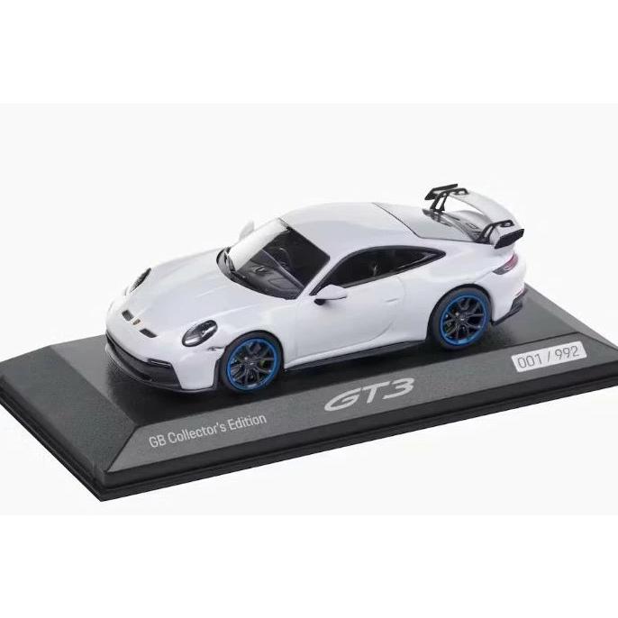 UKディーラー限定 ミニチャンプス 1/43 ポルシェ 911 GT3 992 ホワイト
