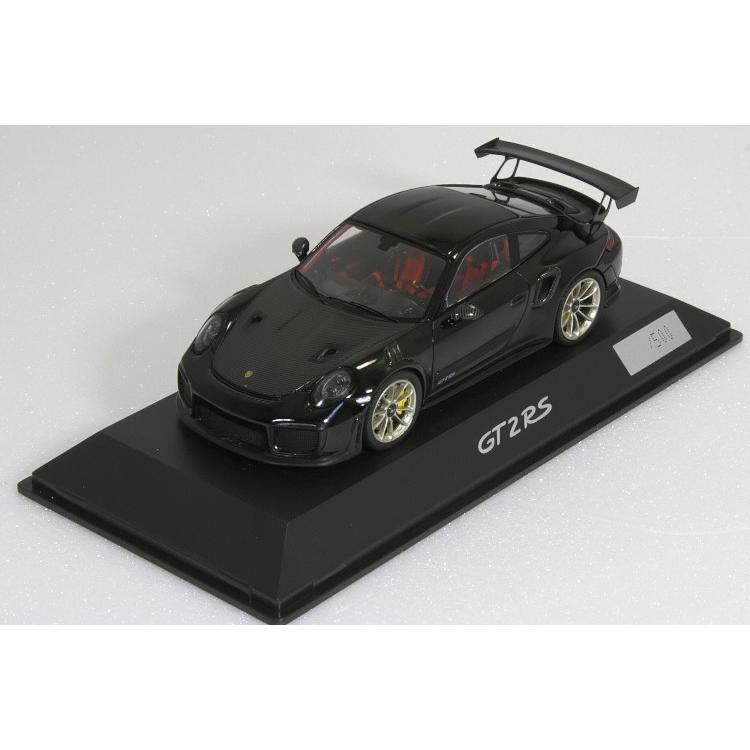 スパーク 特注 1/43 ポルシェ 911 (991-2) GT2 RS 2017 ブラック /ブラック 500台限定