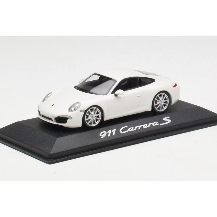ミニチャンプス　ポルシェ 911 カレラ S 1/43 ミニカー　ホワイト ミニチャンプス 1/43 ポルシェ 911 カレラ S 991 2011 ホワイト