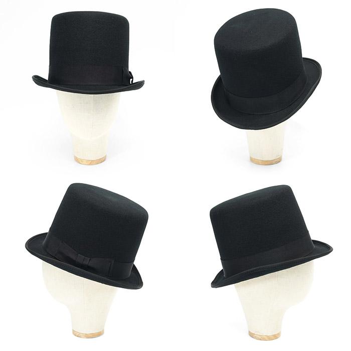 Edhat エドハット シルクハット フォーマルハット つば 短い ハット メンズ レディース フェルト ウール 日本製 レトロ サイズ調節 トラディショナル Ea048 帽子販売店repression 通販 Yahoo ショッピング