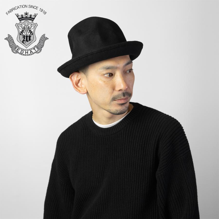 EDHAT エドハット マウンテンハット つば 短い ウール フェルト