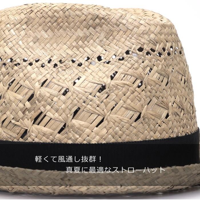 ストローハット 麦わら帽子 メンズ EDHAT エドハット 短いつば 日本製 春夏 帽子 16166422 :es004:帽子販売店REPression  - 通販 - Yahoo!ショッピング