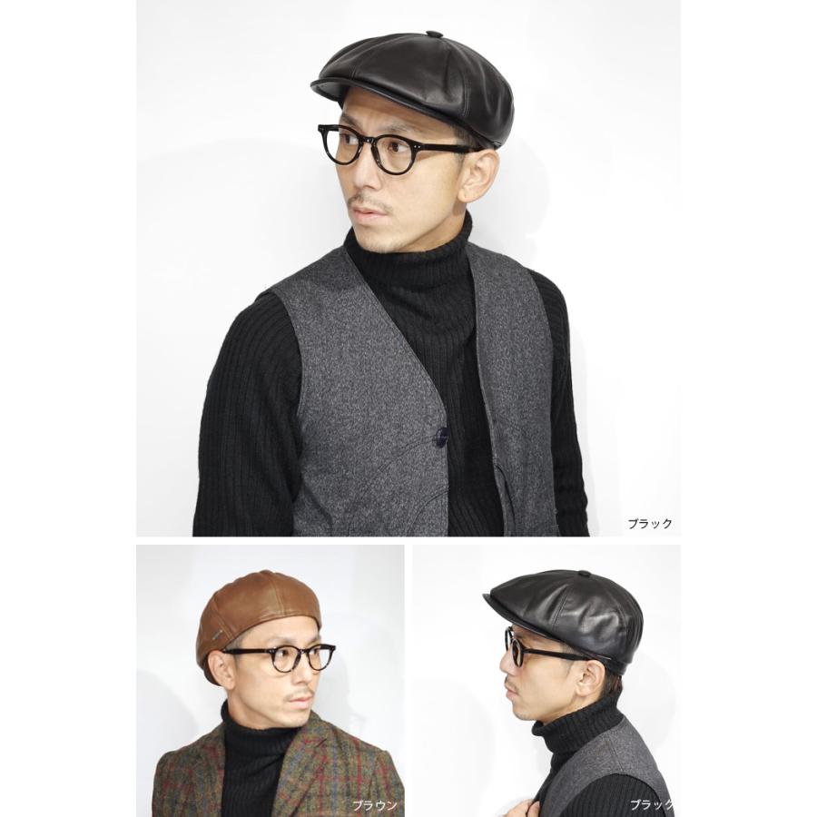 FRAMAR フラマー イタリア製 シープスキン ハンチング レザー 本革