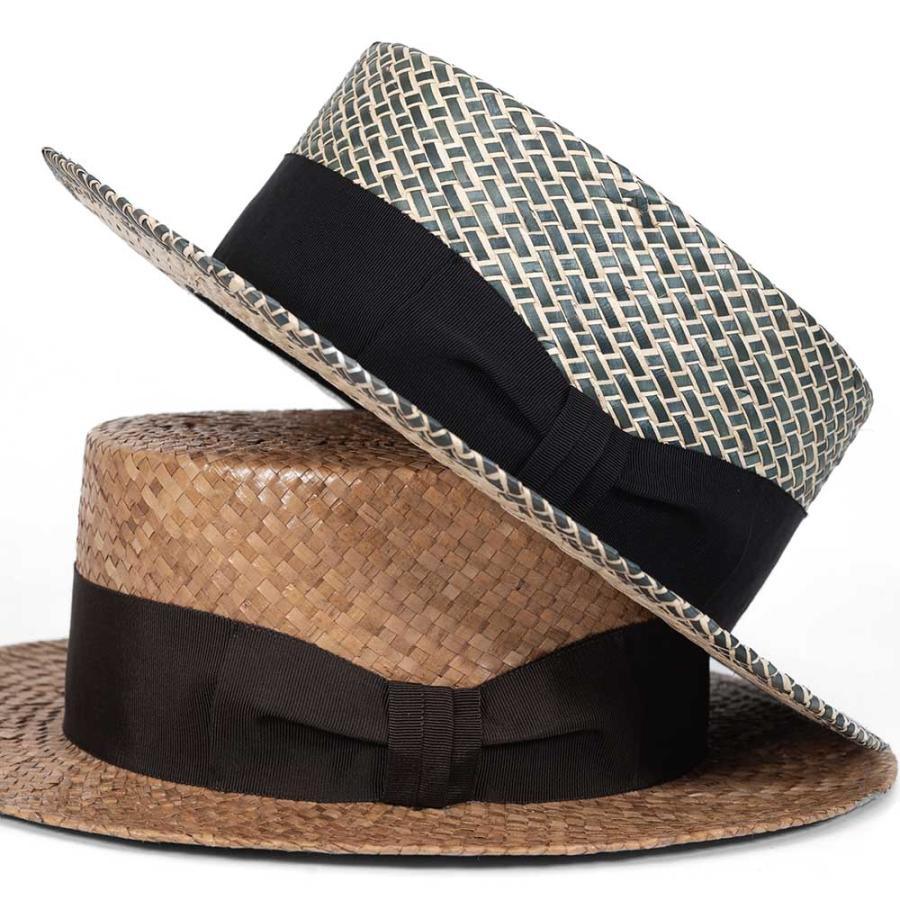 REPressionHatters リプレッション カンカン帽 ストローハット REPressionHatters リプレッション カンカン帽 ストローハット