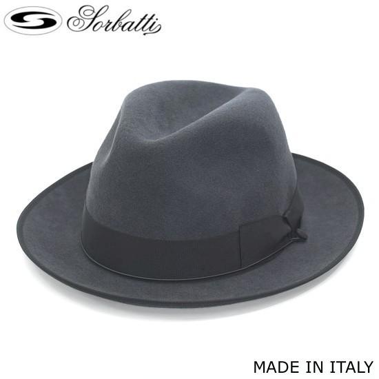 中折れハット メンズ ハット 秋 冬 イタリア製 Sorbatti ソル