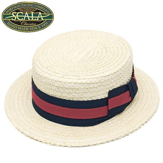 カンカン帽 メンズ 紳士 ストローハット SCALA HAT スカラハット カンカン帽 メンズ 紳士 ストローハット SCALA HAT スカラハット