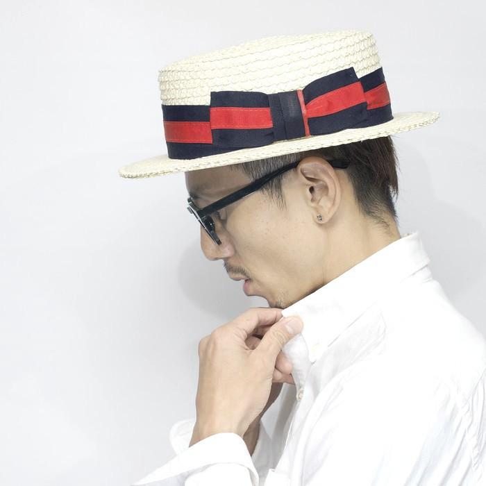 カンカン帽 メンズ 紳士 ストローハット SCALA HAT スカラハット カンカン帽 メンズ 紳士 ストローハット SCALA HAT スカラハット