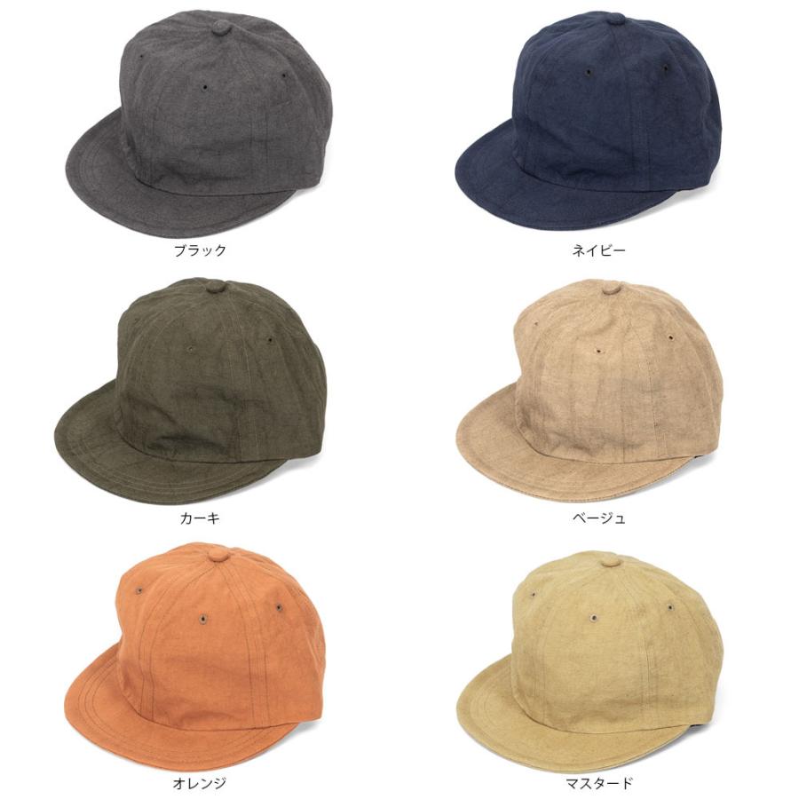 SAVE セーブ ショートバイザー CAP キャップ コットンリネン 綿麻