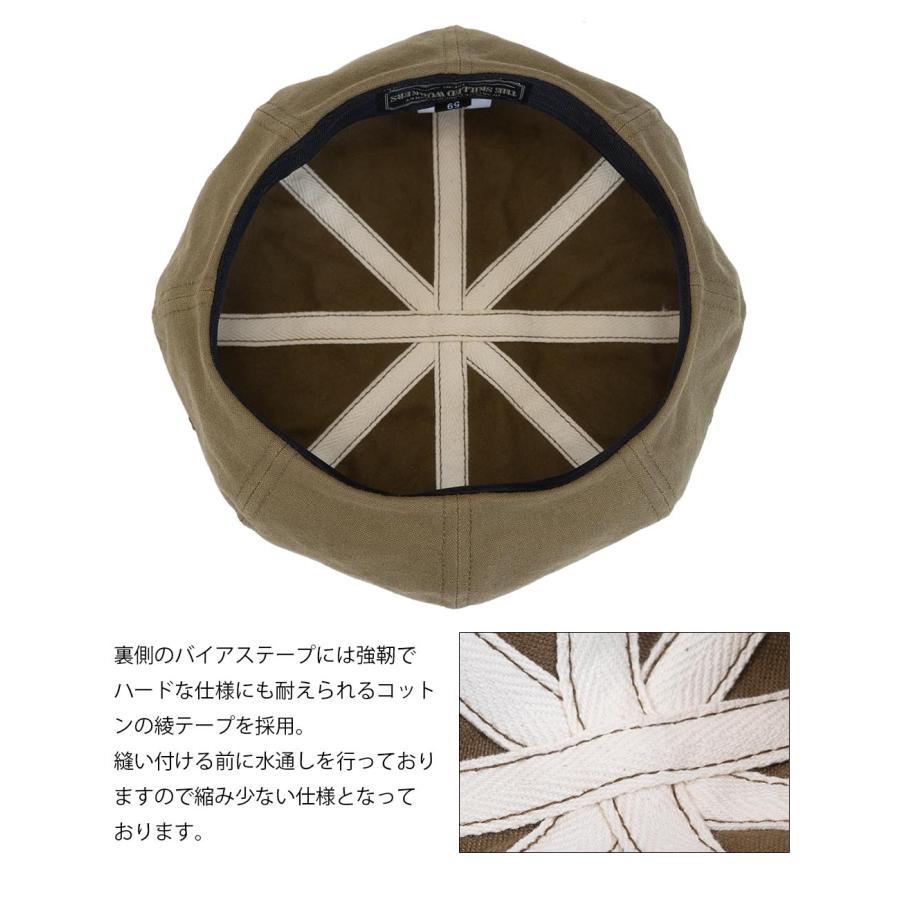 エミリオプッチ　フエルトベレー帽　新品 ベレー帽 11インチ ゆったり 大きめ ラージクラウン コットン ダック