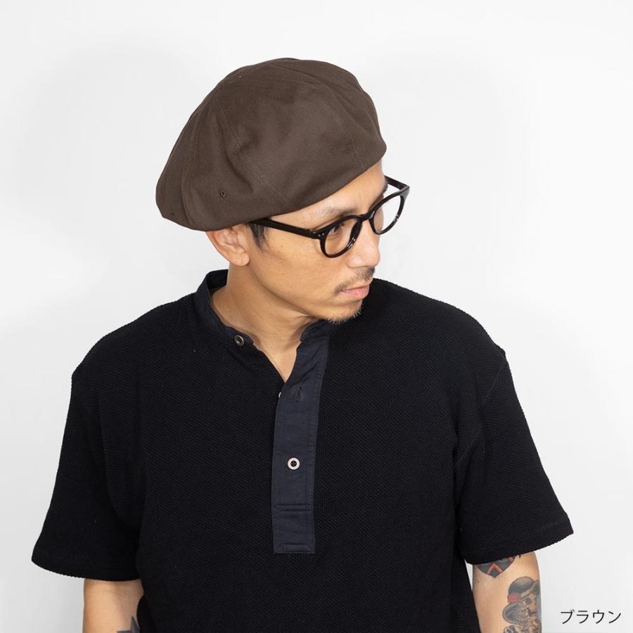 ベレー帽 10インチ ミディアムクラウン コットン ダック セルビッチ 洗える ベレー TheSkilledWorkers スキルドワーカーズ 綿 SW-1038 |  | 05