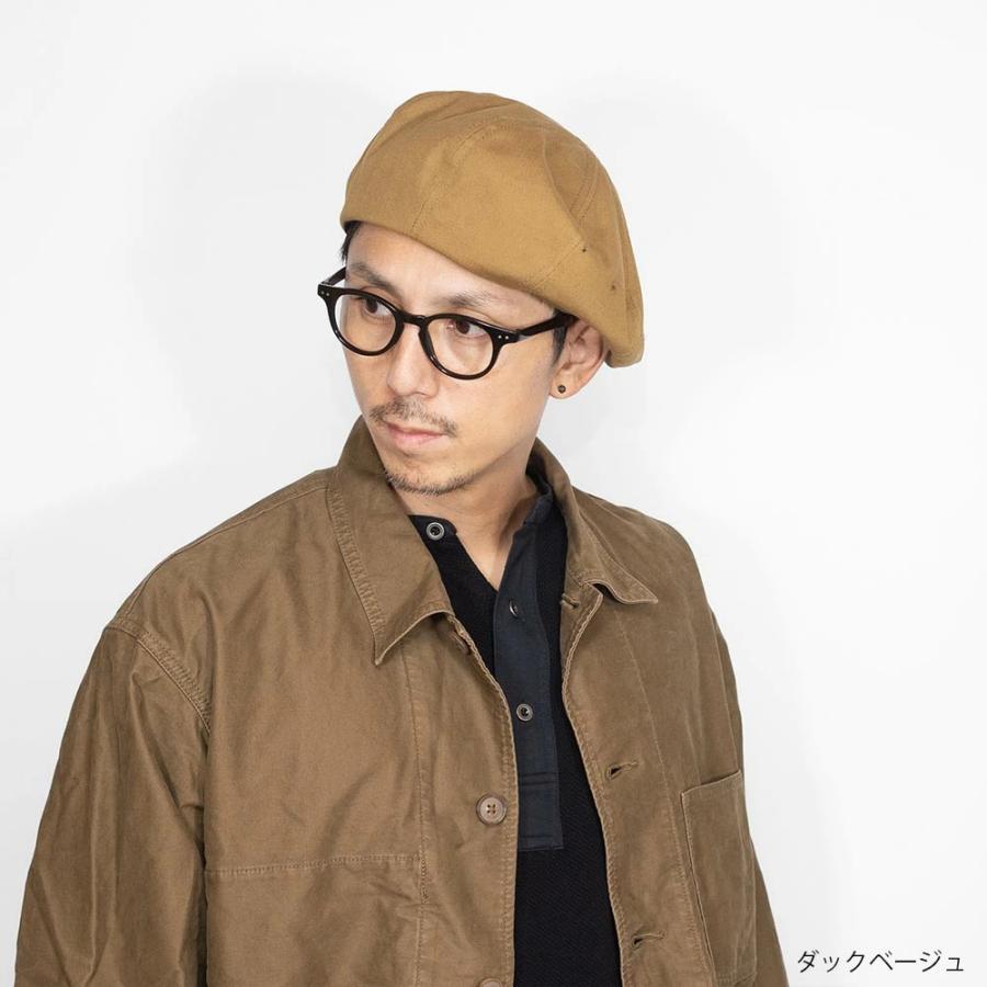 ベレー帽 10インチ ミディアムクラウン コットン ダック セルビッチ 洗える ベレー TheSkilledWorkers スキルドワーカーズ 綿 SW-1038 |  | 08