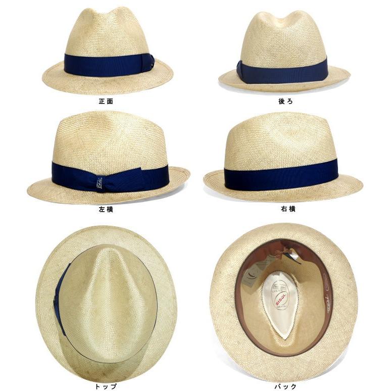 tesi（テシ） ストローハット メンズ ショートブリム イタリア