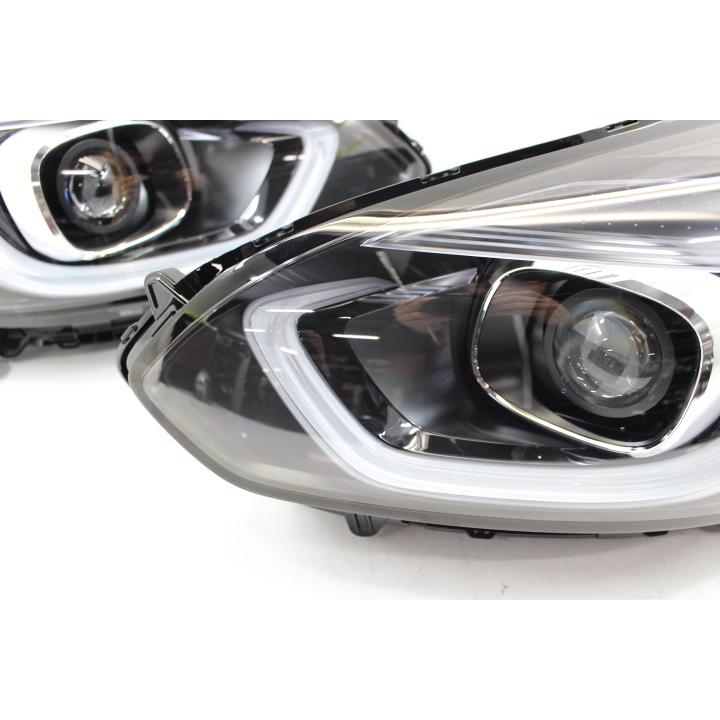 美品/キズ無 フィット GR1 ヘッドライト 左右 LED レベ付 スタンレー