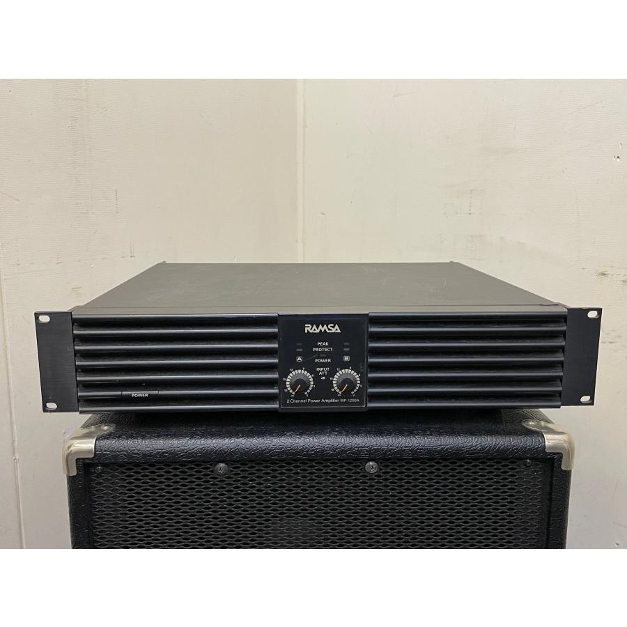 RAMSA ( Panasonic ) WP-1200A ステレオパワーアンプ 中古 ファン交換 