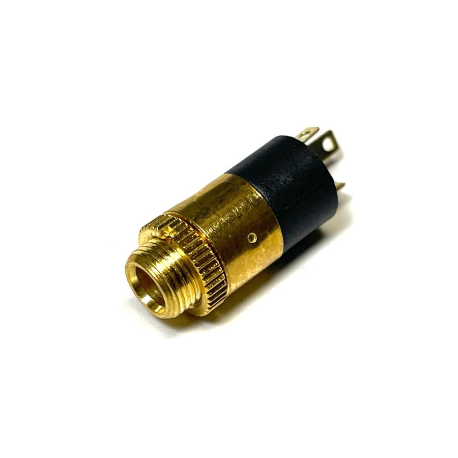 丸型 フォンジャック 3.5mm ステレオ ゴールド 金メッキ端子 : Repair
