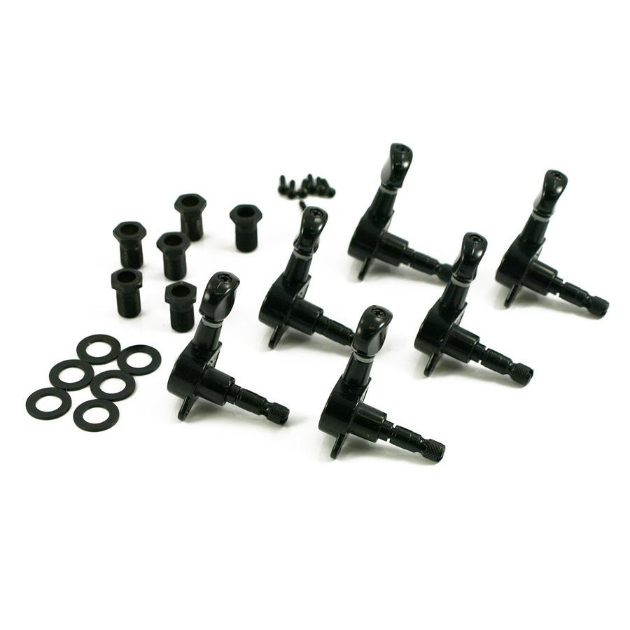 WD Music LOCKING TUNERS RIGHT HAND BLACK ロック式ペグ ブラック
