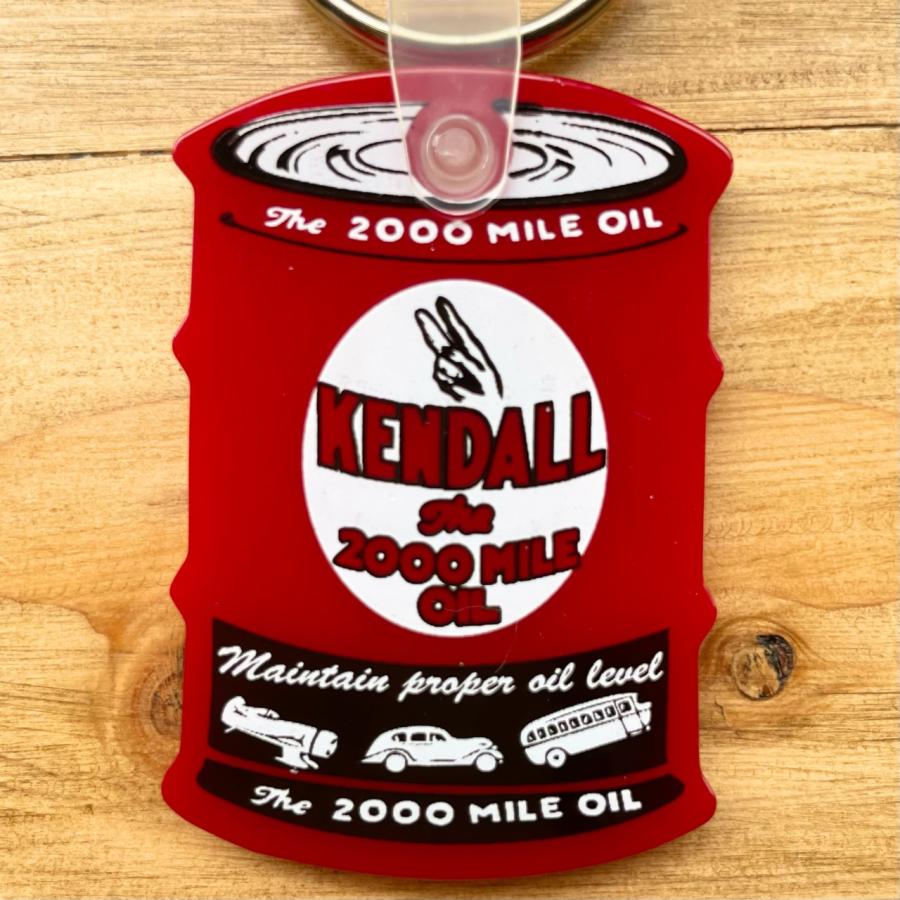 アメリカン キーホルダー Kendall OIL缶 アメリカンカンパニー アメリカン雑貨 バイク 車 HOTROD チョッパー ガレージ
