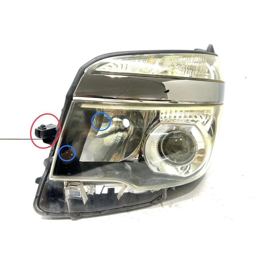 トヨタ ヴォクシー ZRR70 後期 純正 左右 HID ヘッドライト
