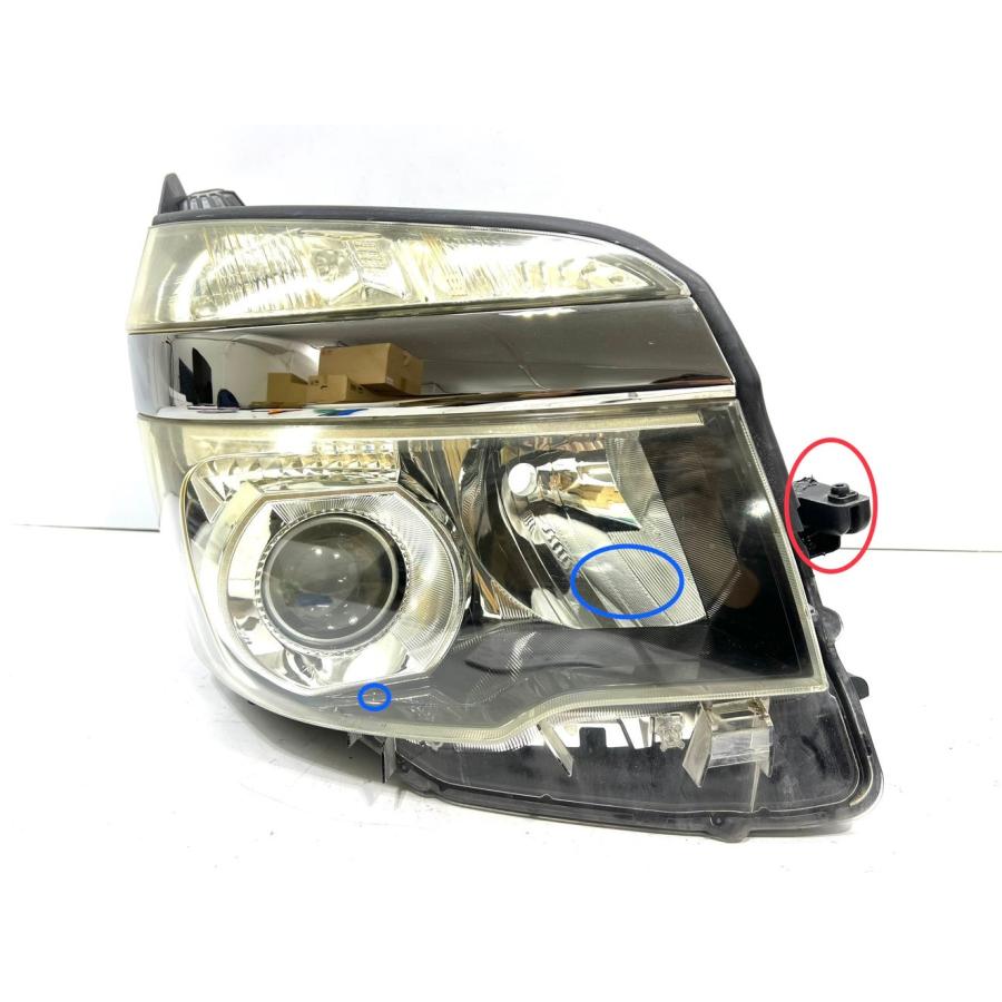トヨタ ヴォクシー ZRR70 後期 純正 左右 HID ヘッドライト