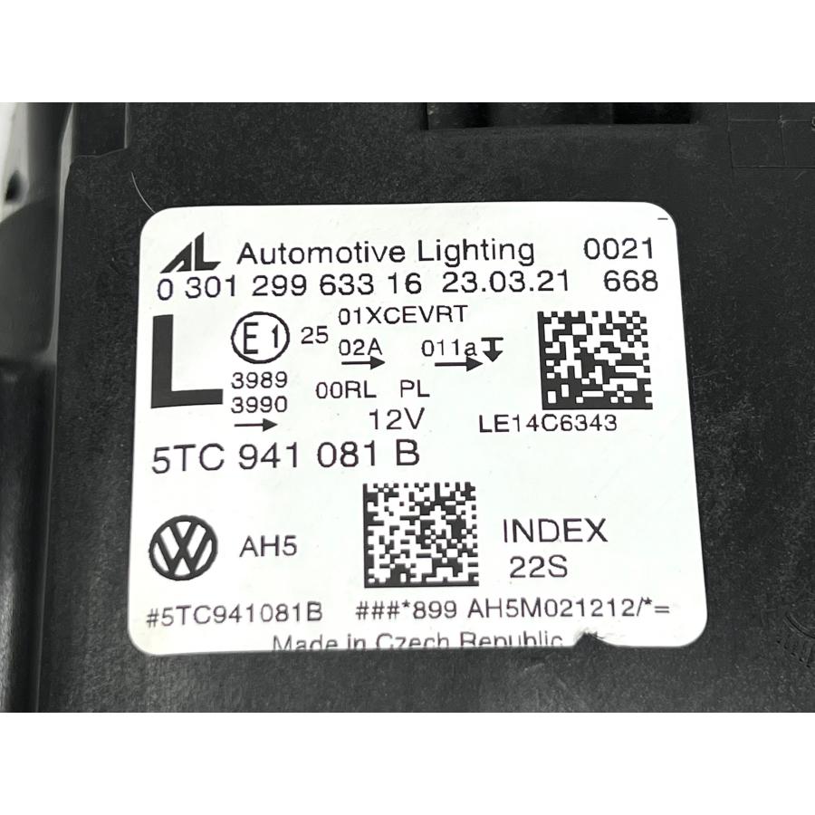 ☆美品☆ フォルクスワーゲン VW ゴルフ トゥーラン 5T系 1TCZD 純正