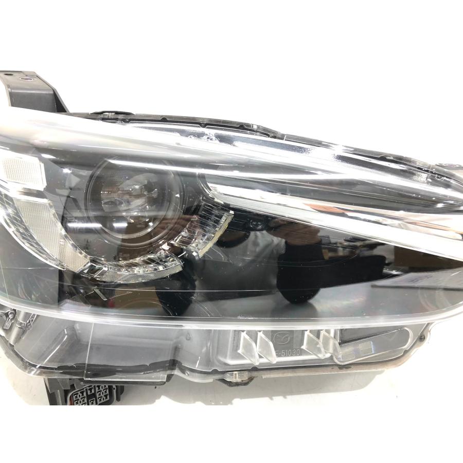 CX-3　ヘッドライト　右側　DK5FW　DK5AW　DKEFW　DKEAW　後期　LED　100-65115　D24J-51-030 ア マツダ CX-3 DK5FW 後期 純正 ヘッドランプ 右 LED KOITO100-65115