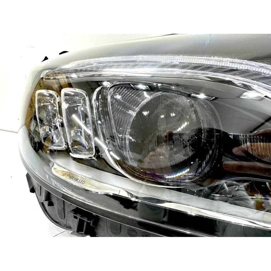 美品/破損無】ベンツ W205 Cクラス 後期 純正ヘッドライト 右