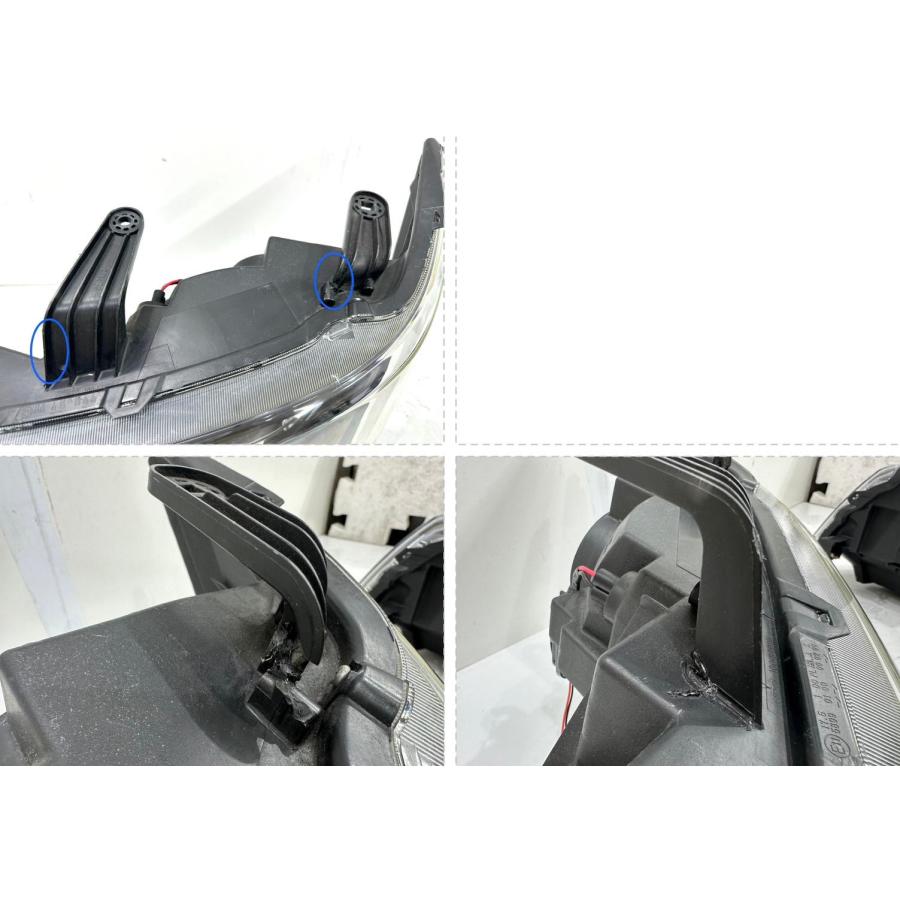 インナーブラック・イカリング加工】デリカD5 純正HIDヘッドライト左右