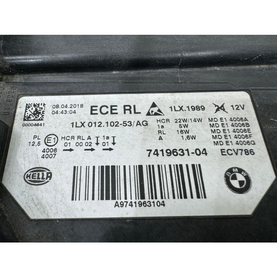 良品】BMW 3シリーズ F30/F31 後期 純正LEDヘッドライト 左 7419631-04