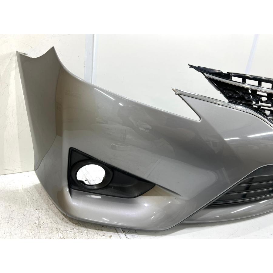 マークX GRX130 中期 純正フロントバンパー グレーメタリック 52119