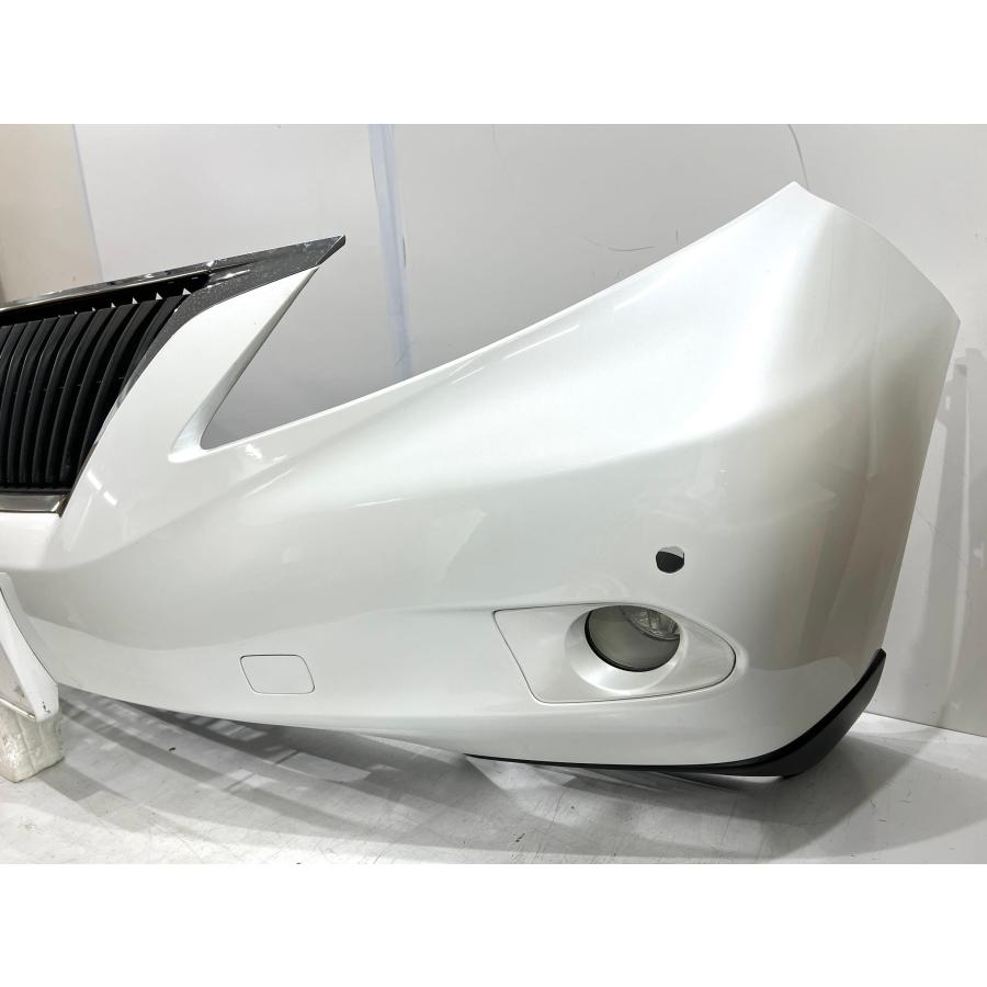 レクサスRX AGL10/GGL10 前期 純正フロントバンパー パール077 52119