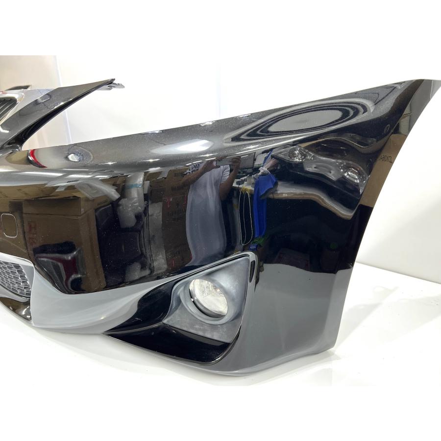 良品】レクサスIS GSE20 後期 純正フロントバンパー 黒メタリック217