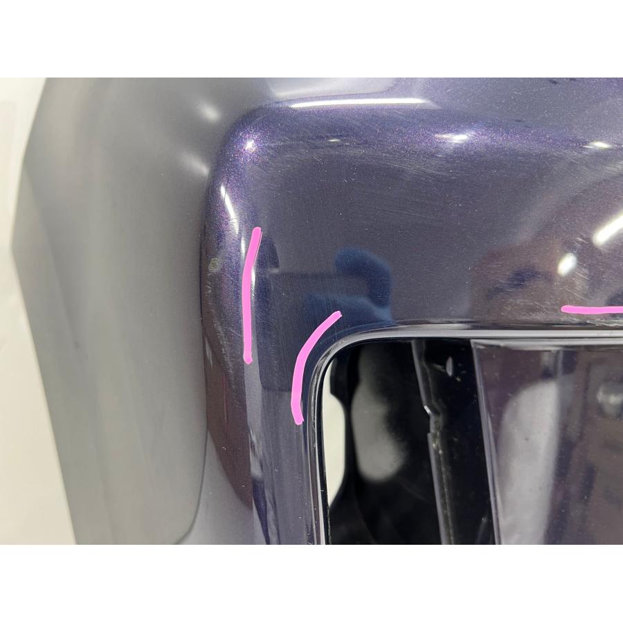 ムーブカスタム LA100S 後期 純正フロントバンパー 紫メタリック