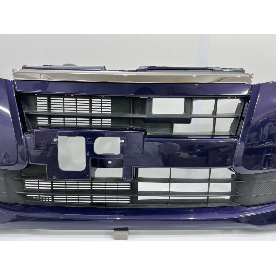 ムーヴ カスタム LA100S後期純正 フロントバンパー 52119-B2C50 ムーブカスタム LA100S 後期 純正フロントバンパー 紫メタリック