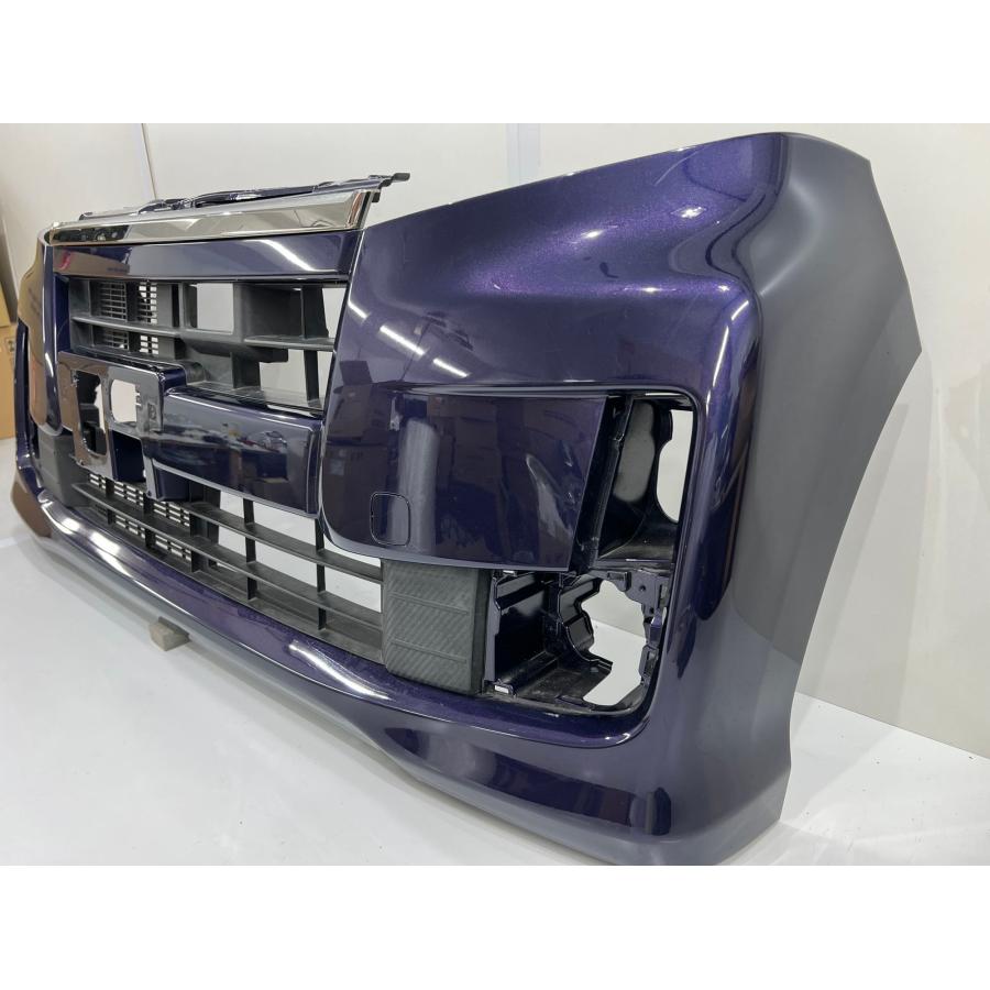 ムーヴ カスタム LA100S後期純正 フロントバンパー 52119-B2C50 ムーブカスタム LA100S 後期 純正フロントバンパー 紫メタリック 52119