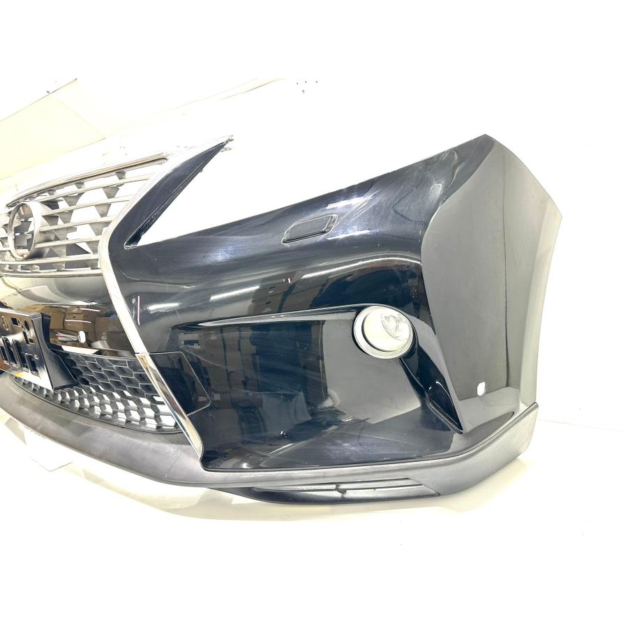 レクサス RX AGL10 GGL10 後期 純正 フロントバンパー 52119-48760 黒