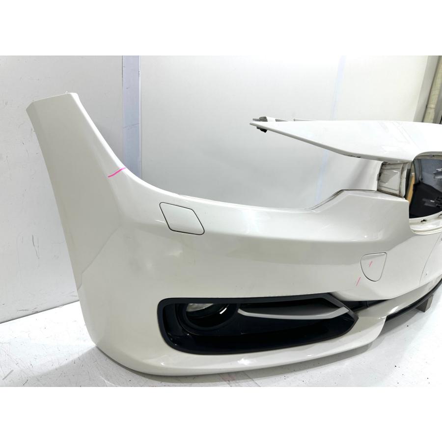 BMW 3シリーズ F30/F31 純正フロントバンパー 白ソリッド 773828-10