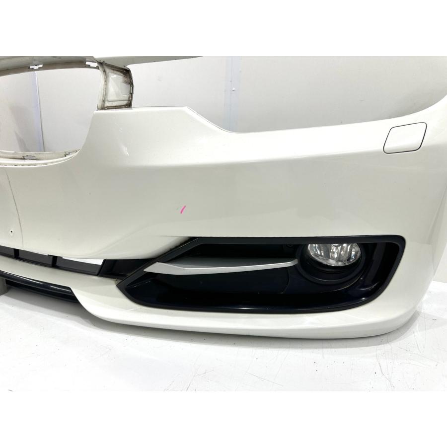 BMW 3シリーズ F30/F31 純正フロントバンパー 白ソリッド 773828-10