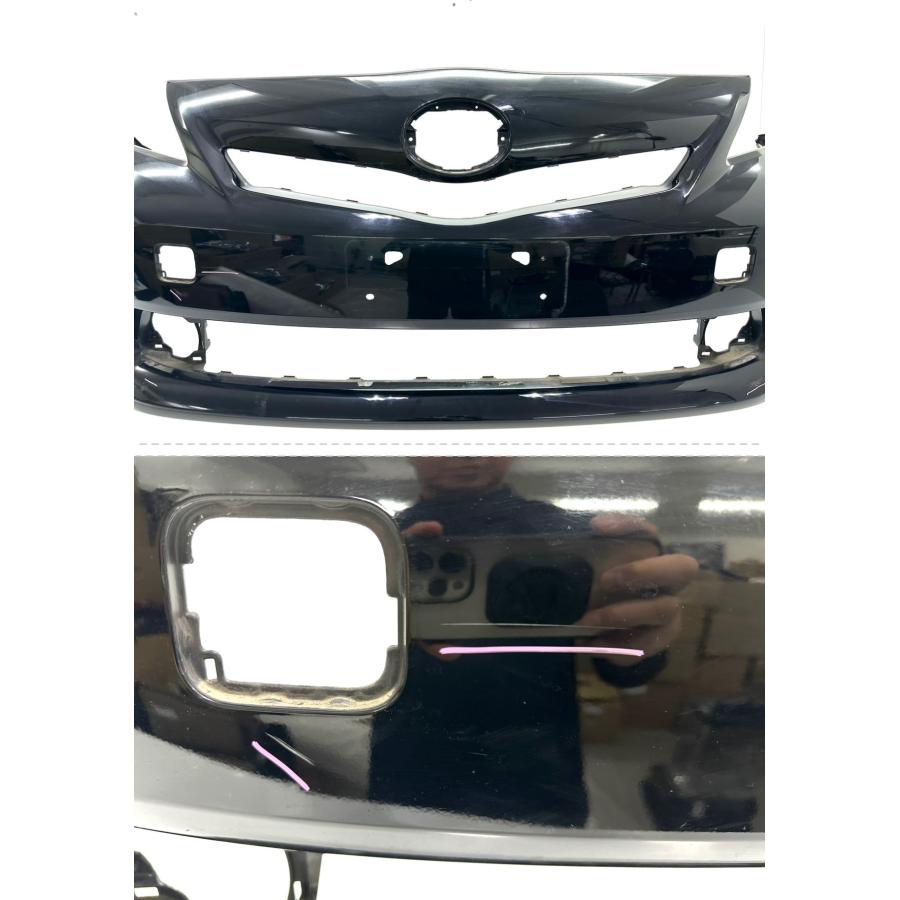 トヨタ プリウスα ZVW40 前期 純正 フロントバンパー 52119-47240 黒
