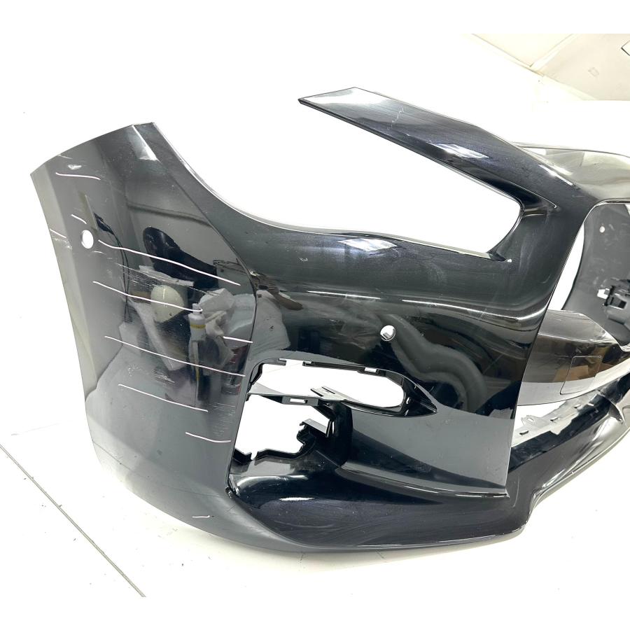 日産 スカイライン V37 後期 純正 フロントバンパー 62022 6HL0H 黒