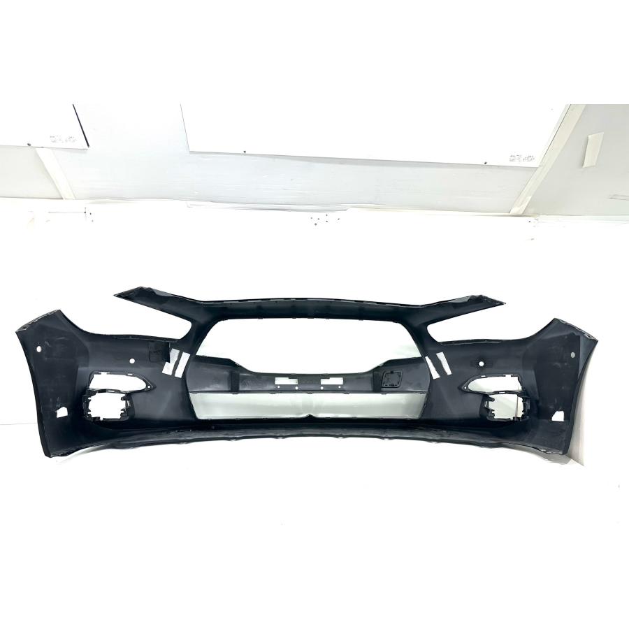 日産 スカイライン V37 後期 純正 フロントバンパー 62022 6HL0H 黒