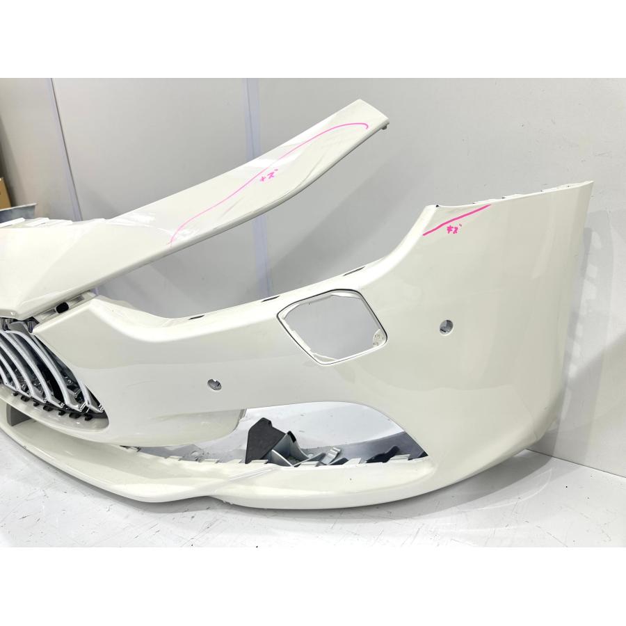マセラティ/ギブリ M157 純正フロントバンパー 白ソリッド （B48-26