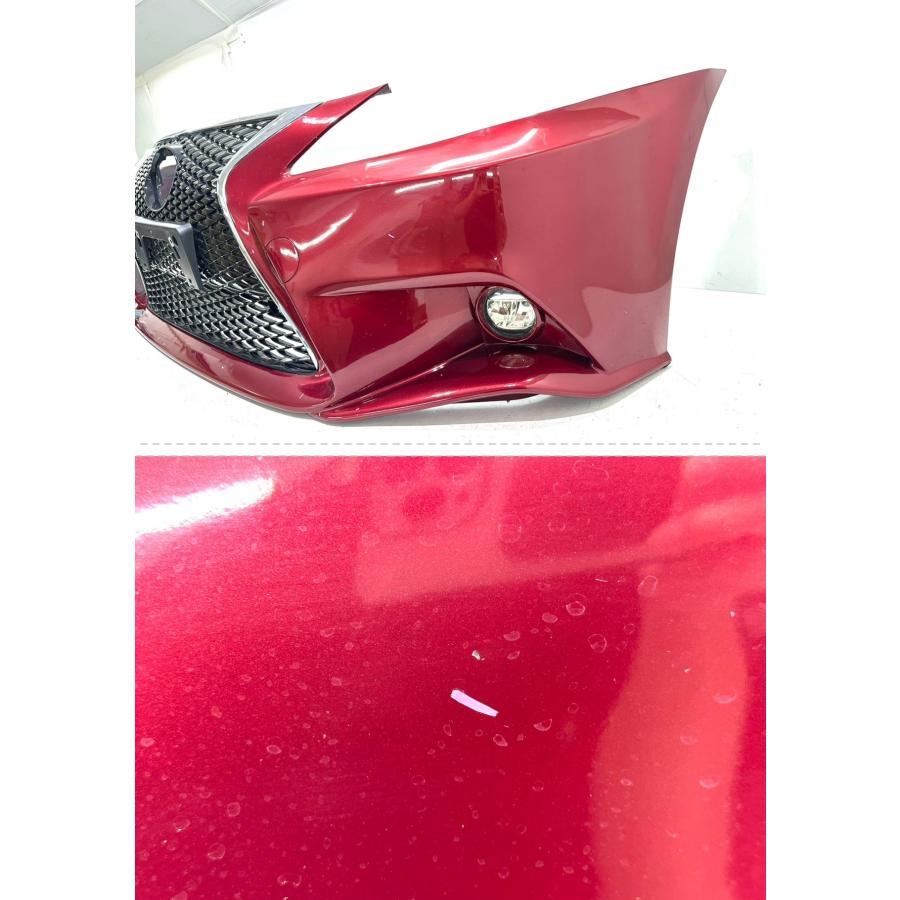 レクサス IS GSE20 前期 中期 後期 社外 フロントバンパー 赤メタ